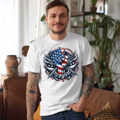 4 juli Vecht Vuist T-shirt