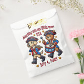 4 juli Verenigde Staten 250ste Jubileum Semiquince Bedankzakje (Gezegeld)