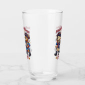 4 juli Verenigde Staten 250ste Jubileum Semiquince Glas (Rechts)