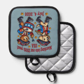 4 juli Verenigde Staten 250ste Jubileum Semiquince Pannenlap (Voorkant / Achterkant)