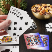4 juli Verenigde Staten 250ste Jubileum Semiquince Pokerkaarten (Insitu)