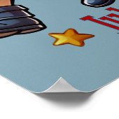 4 juli Verenigde Staten 250ste Jubileum Semiquince Poster (Hoek)