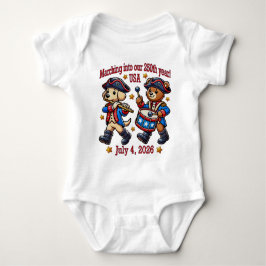 4 juli Verenigde Staten 250ste Jubileum Semiquince Romper