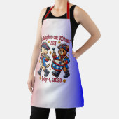 4 juli Verenigde Staten 250ste Jubileum Semiquince Schort (Insitu)