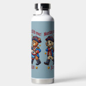 4 juli Verenigde Staten 250ste Jubileum Semiquince Waterfles (Rechts)