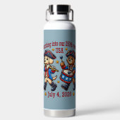 4 juli Verenigde Staten 250ste Jubileum Semiquince Waterfles (Achterkant)