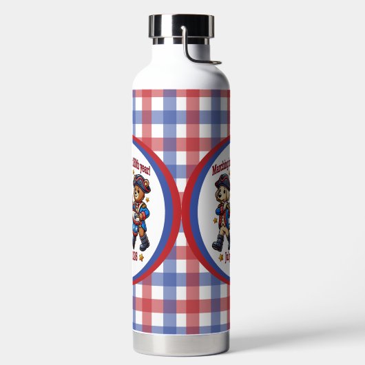 4 juli Verenigde Staten 250ste Jubileum Semiquince Waterfles (Links)