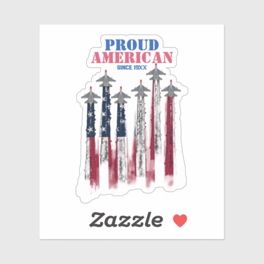 4 juli Verenigde Staten Onafhankelijkheidsdag Cade Sticker (Vel)