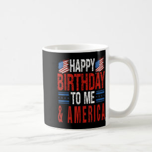 4 juli Verjaardag Gefeliciteerd Amerika met je ver Koffiemok