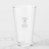 4 juli Verjaardag Gnome Patriottisch Shirt Ontwerp Glas (Achterkant)