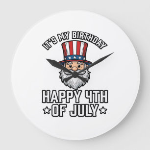 4 juli verjaardag Gnome patriottisch shirt ontwerp Grote Klok