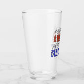 4 juli Verjaardag Grappig Glas (Rechts)