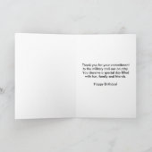 4 juli Verjaardag Kaart (Binnen)