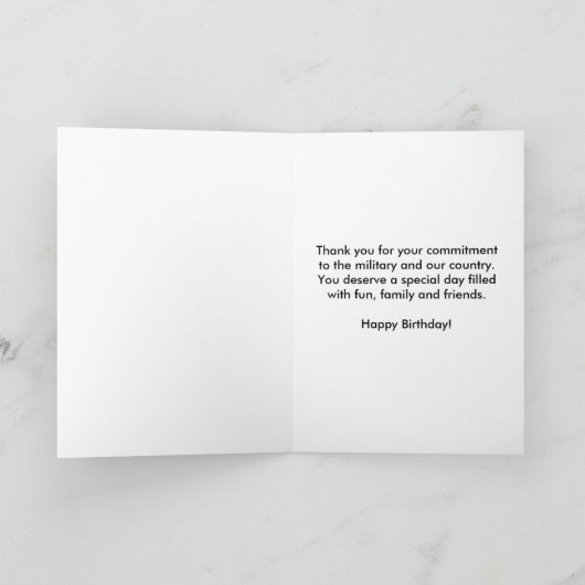 4 juli Verjaardag Kaart (Binnen)