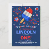 4 juli Verjaardag Uitnodiging 4 juli Feest (Voorkant)
