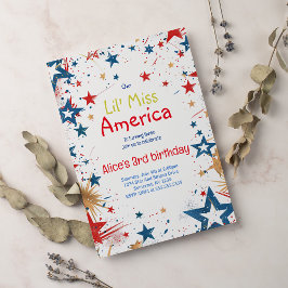 4 juli Verjaardag Uitnodiging 4 juli Feest