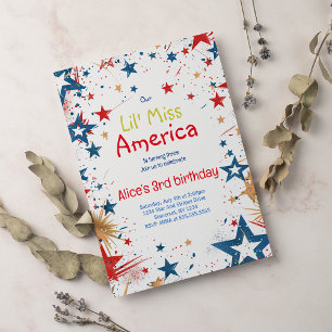 4 juli Verjaardag Uitnodiging 4 juli Feest