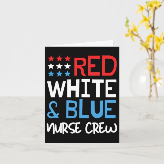 4 juli verpleegkundigen, Topjes met patriottische  Kaart (Gele Bloem)