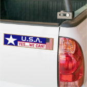 4 juli versnelling bumpersticker (Op Truck)