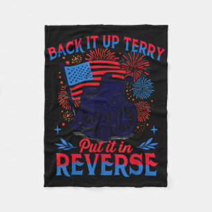 4 juli veteraan Byck zet het Terry zet het in R Fleece Deken