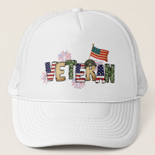 4 juli veteranen Trucker Hat Pet