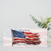 4 juli – Vier het met de Amerikaanse vlag (Staand voorkant)