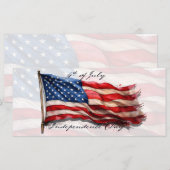 4 juli – Vier het met de Amerikaanse vlag (Voorkant / Achterkant)