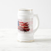 4 juli – Vier het met de Amerikaanse vlag Bierpul (Voorkant rechts)