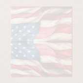 4 juli – Vier het met de Amerikaanse vlag Kaart (Binnenkant ongevouwen)