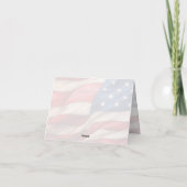 4 juli – Vier het met de Amerikaanse vlag Kaart (Achterkant)