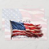 4 juli – Vier het met de VS-vlag (Voorkant / Achterkant)