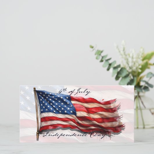 4 juli – Vier het met de VS-vlag (Staand voorkant)