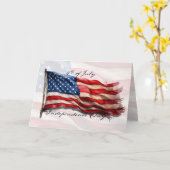 4 juli – Vier het met de VS-vlag Kaart (Gele Bloem)