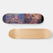 4 juli viering abstracte digitale kunst kleur persoonlijk skateboard (Horizontaal)
