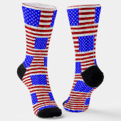4 juli-viering - Amerikaanse vlag  Sokken (Gebogen)