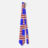 4 juli-viering - Amerikaanse vlag Stropdas (Voorkant)