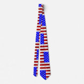 4 juli-viering - Amerikaanse vlag Stropdas (Achterkant)