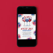 4 juli viering feest kaart