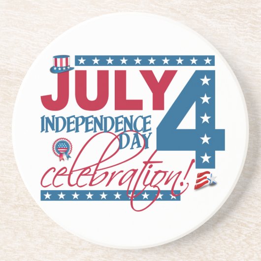 4 JULI Viering onderzetter (Voorkant)