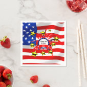 4 juli Viering Papieren servet (Insitu)