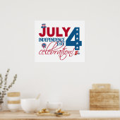 4 JULI Viering poster (Keuken)