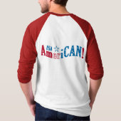 4 JULI Viering shirt, dubbelzijdig T-shirt (Achterkant)