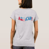 4 JULI Viering shirt, dubbelzijdig T-shirt (Achterkant)