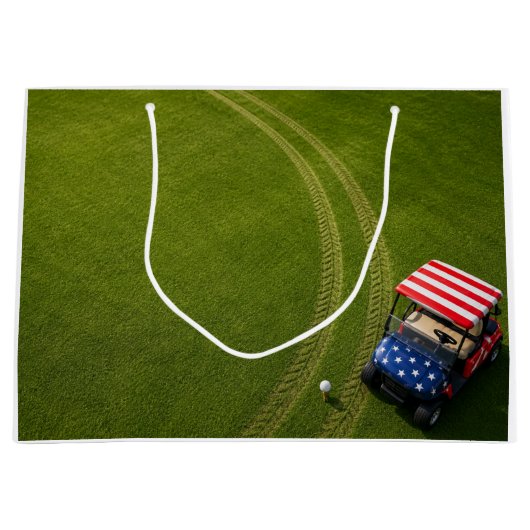 4 juli-viering voor golfer groot cadeauzakje (Voorkant)