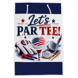 4 juli-viering voor golfer medium cadeauzakje