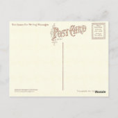 4 juli: Vintage Uncle Sam Briefkaart (Achterkant)