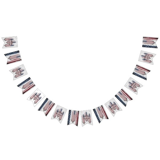 4 juli vlag Custom bunting banner swallowtail (Alle)