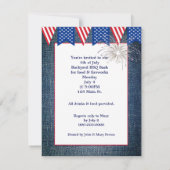 4 juli vlag Jean pocket Kaart (Achterkant)