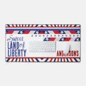 4 juli Vlag van Amerika Sweet Land of Liberty Bureaumat (Keyboard & Muis)