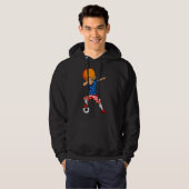 4 juli Voetbal Dabbing Kind Amerikaanse vlag USA S Hoodie (Voorkant volledig)